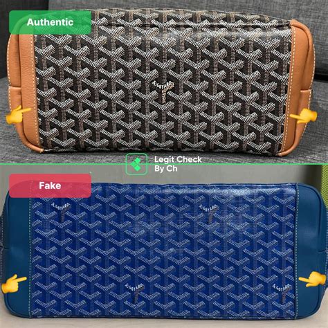 goyard bellechasse replica|Goyard bag vs real.